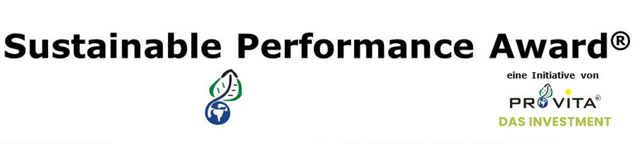Sustainable Performance Award Logo Header